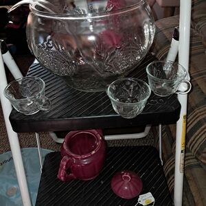 Vintage Punch Bowl Set